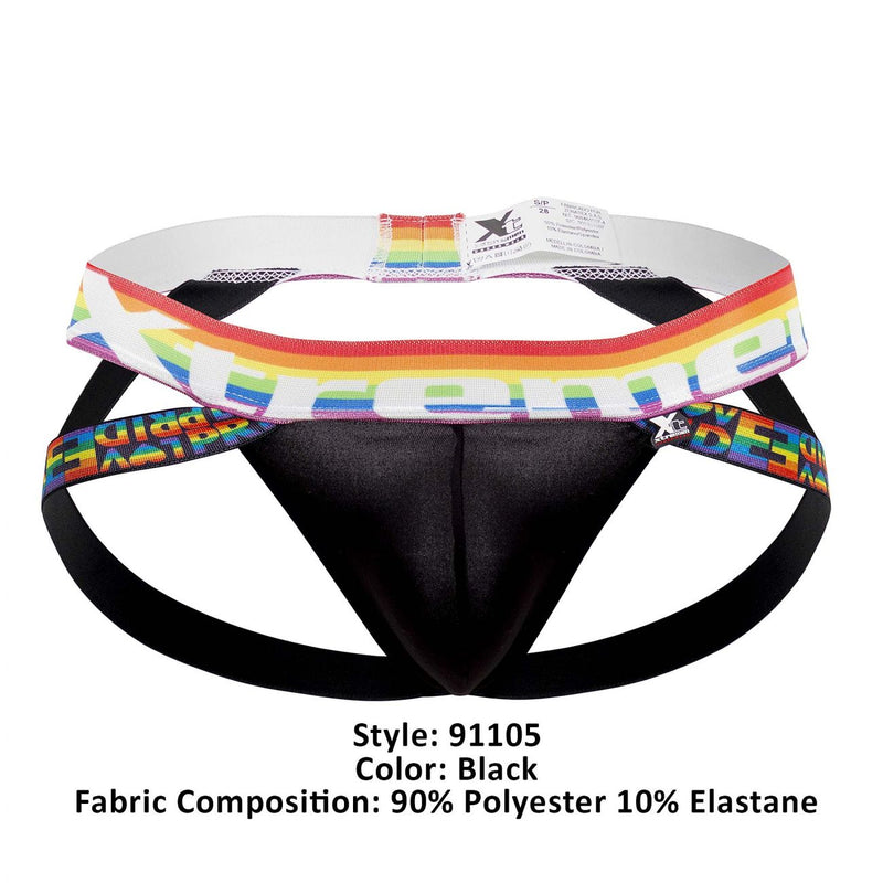 Xtremen 91105 Pride Jockstrap Color Black