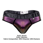 Xtremen 91113 Faux Leather Thongs Color Maroon