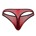 Xtremen 91126 Mesh Thongs Color Red