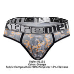 Xtremen 91131 Printed Thongs Color Orange