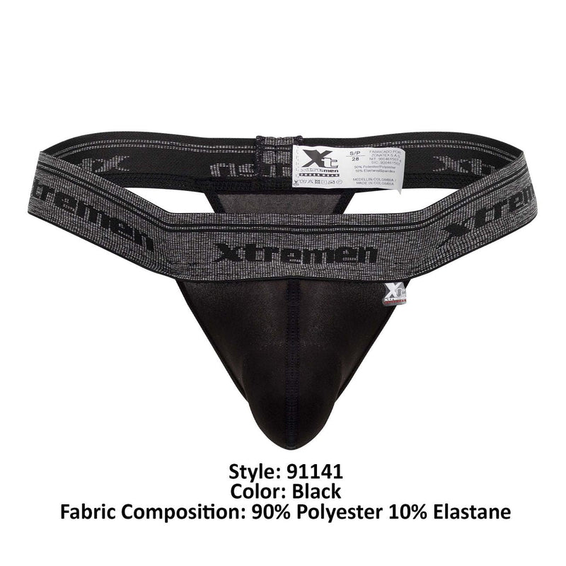 Xtremen 91141 Ultra-soft Thongs Color Black