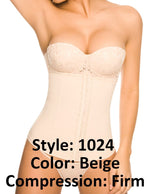 Ann Chery 1024 Powernet Girdle with Hooks Color Beige