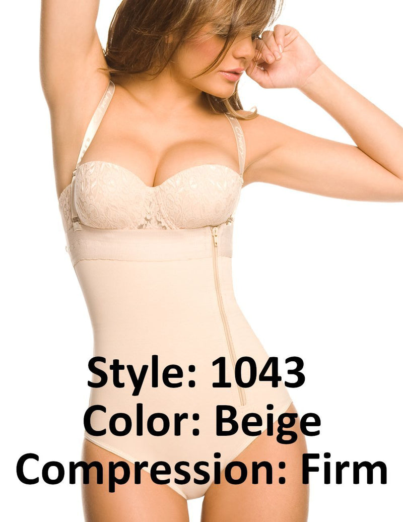 Ann Chery 1043 Powernet Body Fiorell Color Beige