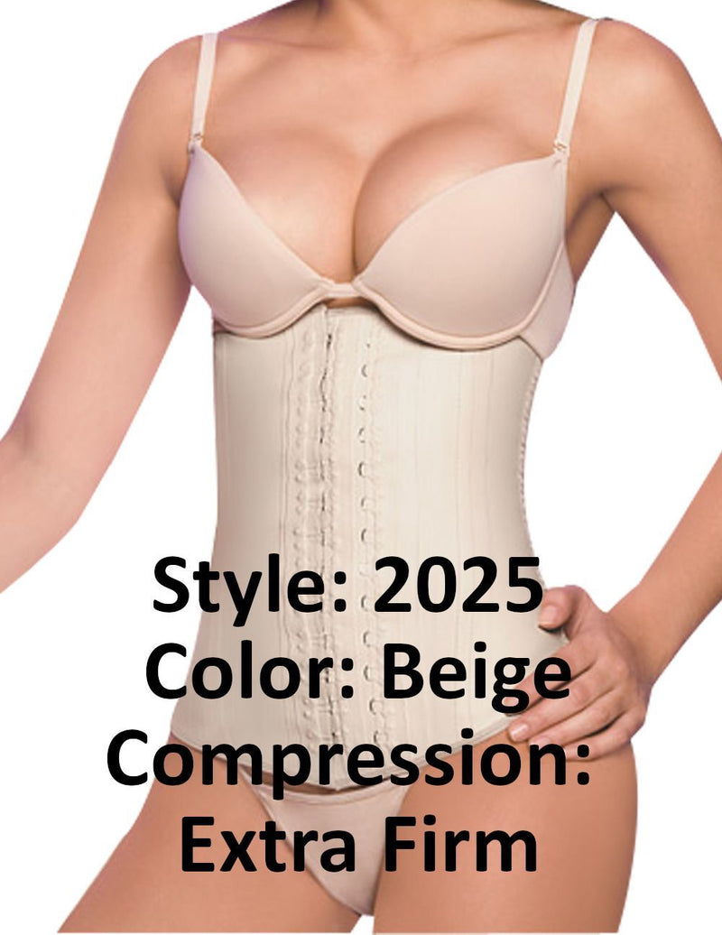 Ann Chery 2025 Latex Girdle Body Shaper Colore Beige