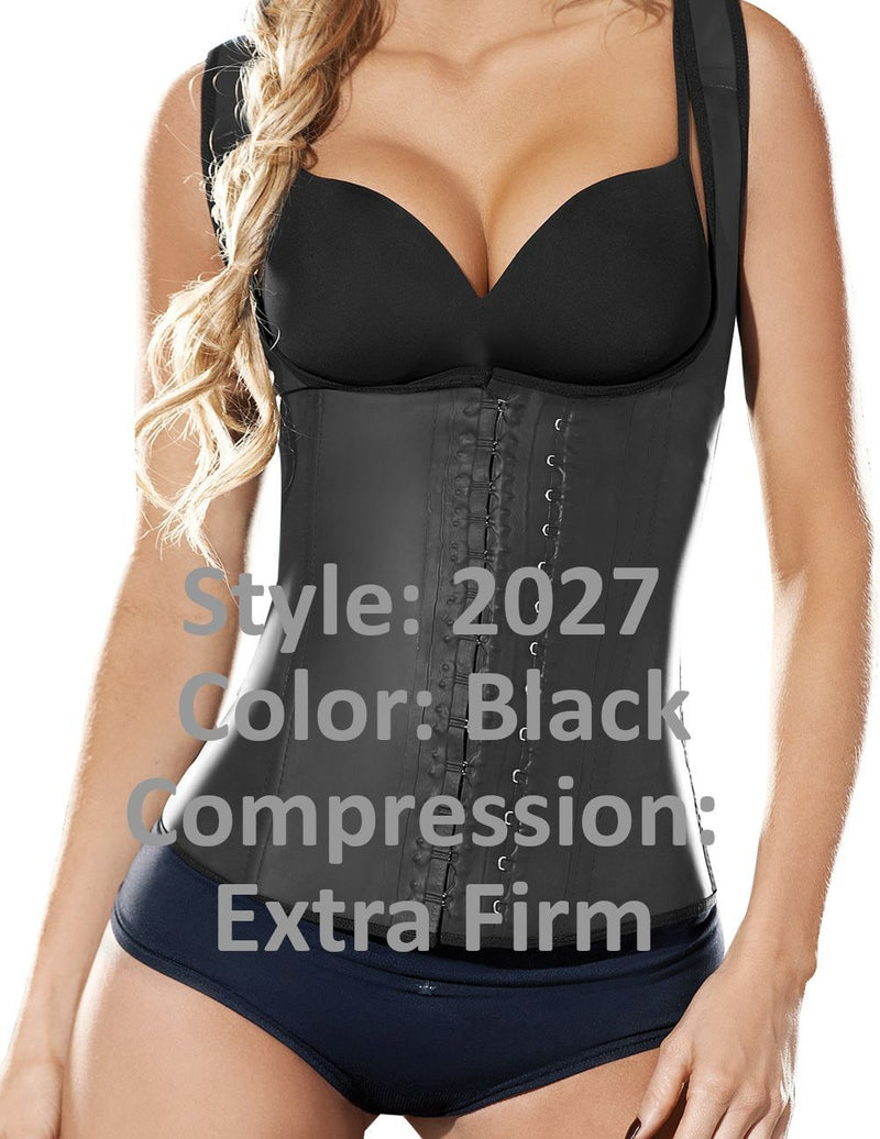 Ann Chery 2027 Latex Body Shaper Color Black