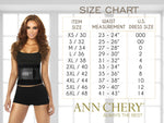 Ann Chery 2022 Classic 3 Hooks Latex Waist Cincher Shapewear Vest Color Fuchsia