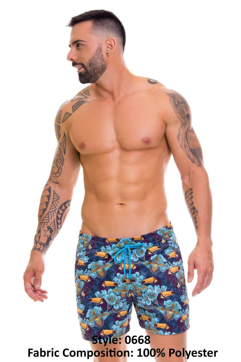 Arrecife 0668 Tropical Swim Trunks Color Printed