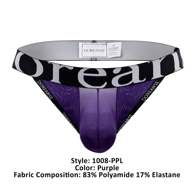 Doreanse 1008-ppl sexy zak strings kleur paars