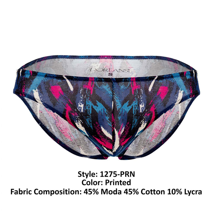 Doreanse 1275-PRN Neon Sport Bikini Color Printed