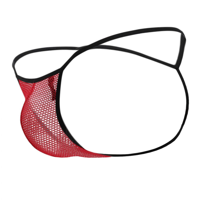 Doreanse 1306-rood mesh g-string string kleur rood
