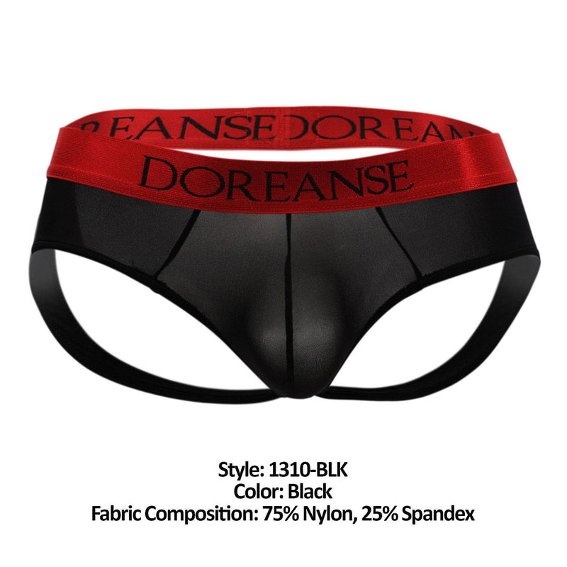 Doreanse 1310-BLK Bravo Brieb-Jock Color Black