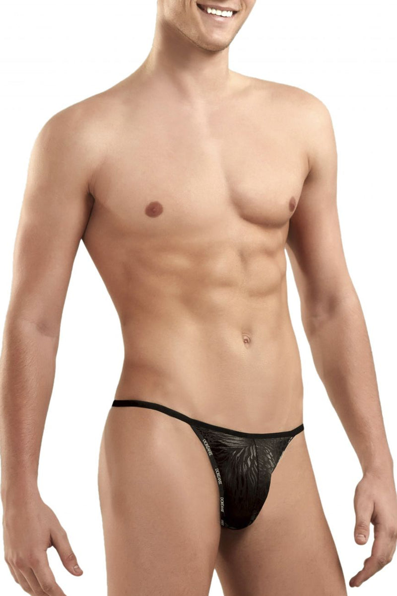 DOREANSE 1326-Pan Flasticato colore G-String Black Panther