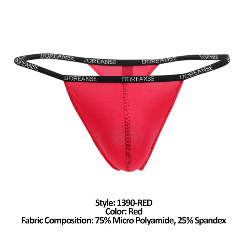 Doreanse 1390-Red Aire Thong Color Rood