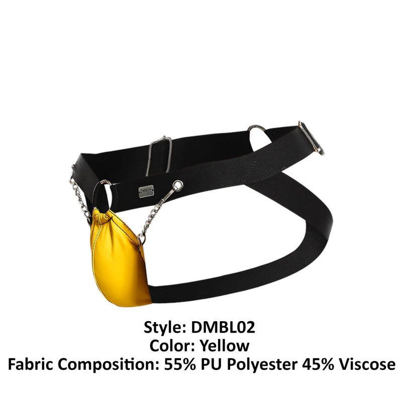MaleBasics DMBL02 DNGEON Chain Jockstrap Color Yellow