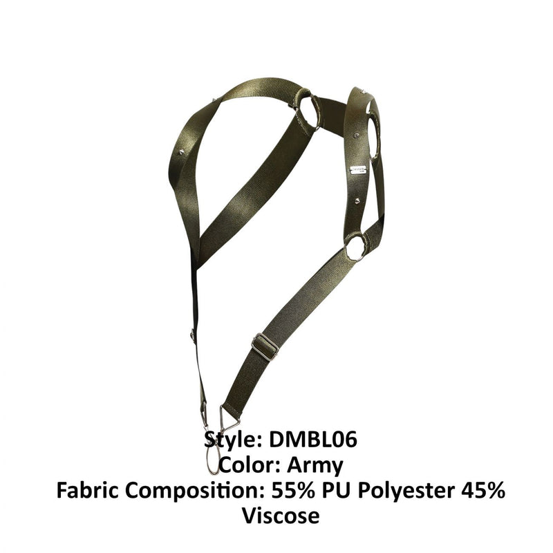 Malebasics DMBl06 Dngeon Straigh Back Harnness Color Army