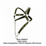 MaleBasics DMBL07 DNGEON Cross Cockring Harness Color Army