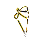 MaleBasics DMBL07 DNGEON Cross Cockring Harness Color Yellow
