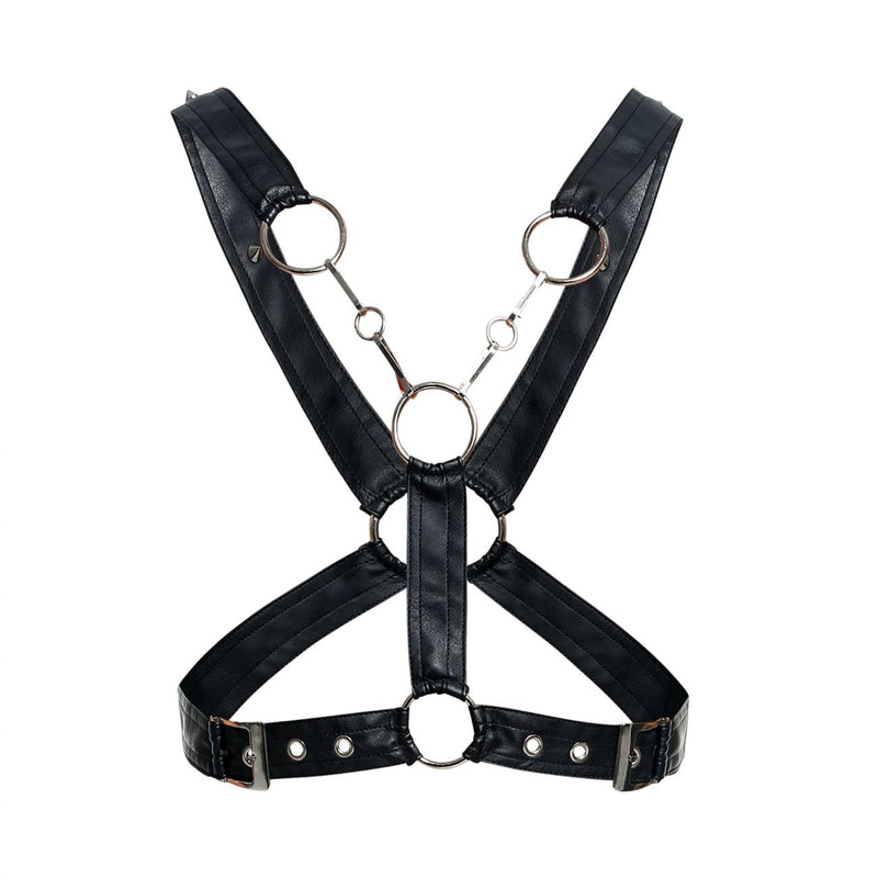 MaleBasics DMBL09 DNGEON Cross Chain Harness Color Black