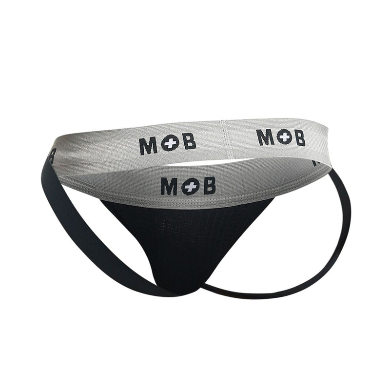 Malebasics MBL107 Mob Classic Fetish Jock 3 inch Jockstrap kleur zwart