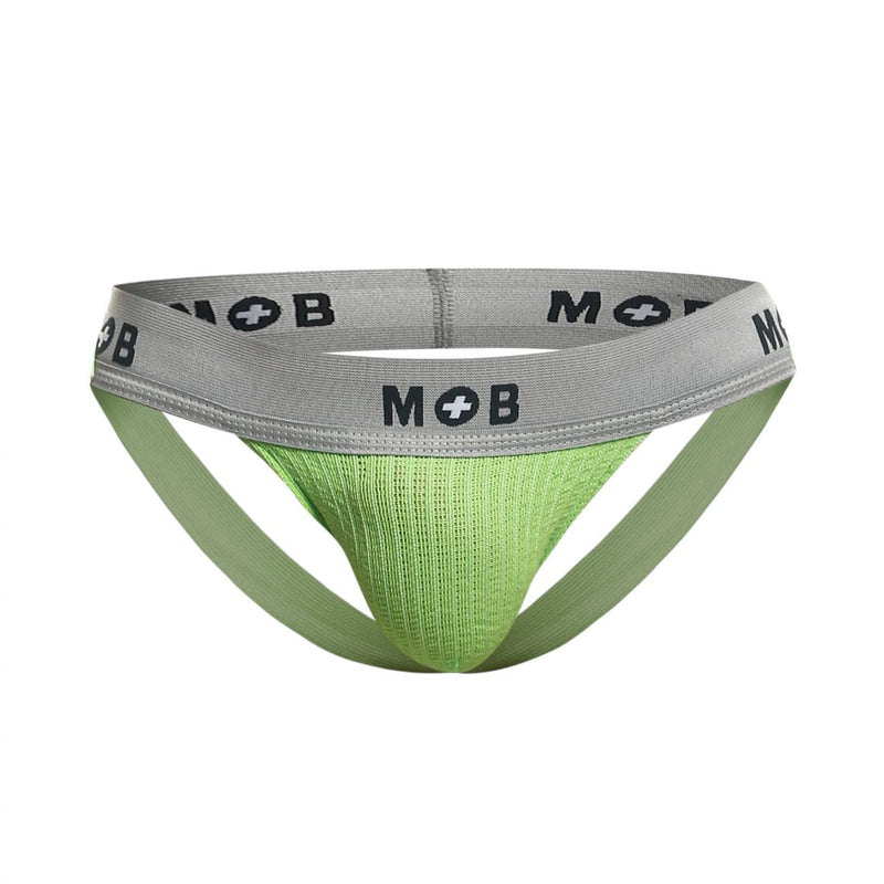 MaleBasics MBL107 MOB Classic Fetish Jock 3 Inches Jockstrap Color Green