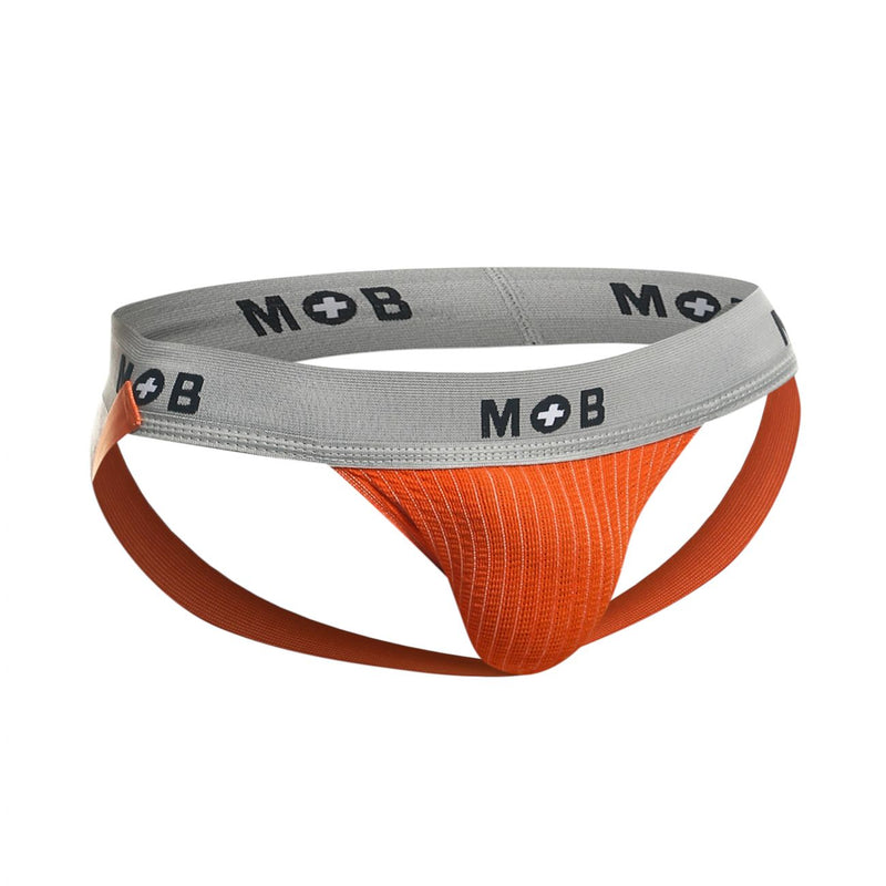 Malebasics MBL107 MOB Classic Fetish Jock 3 pollici jockstrap Color Orange