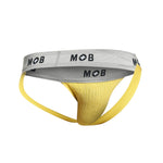 MaleBasics MBL107 MOB Classic Fetish Jock 3 Inches Jockstrap Color Yellow