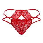 MaleBasics MBL49 Lace Thongs Color Red