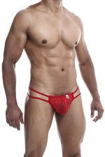 MaleBasics MBL49 Lace Thongs Color Red
