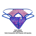Malebasics MBL49 Lace Thongs Farbe Royal Pink