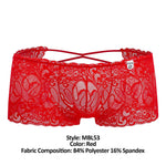 Malebasics MBL53 Lace Trunks Farbe rot