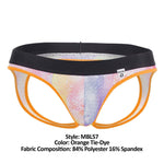 Malebasics MBL57 Sündige Jockstrap-Farbe Orangenkrawatte