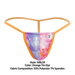 MaleBasics MBL59 Sinful Thongs Color Orange Tie-Dye