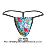 MaleBasics MBL59 Sinful Thongs Color Printed Music