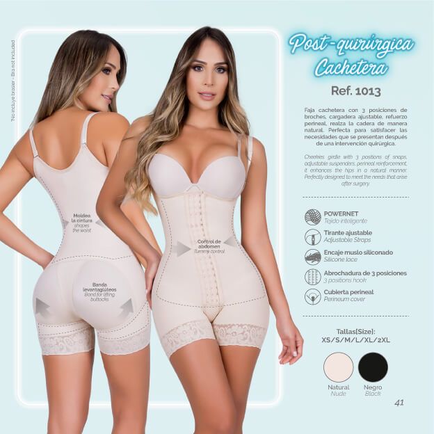 Moldeate 1013 Control Garment With Butt and Bust Lift Color Beige