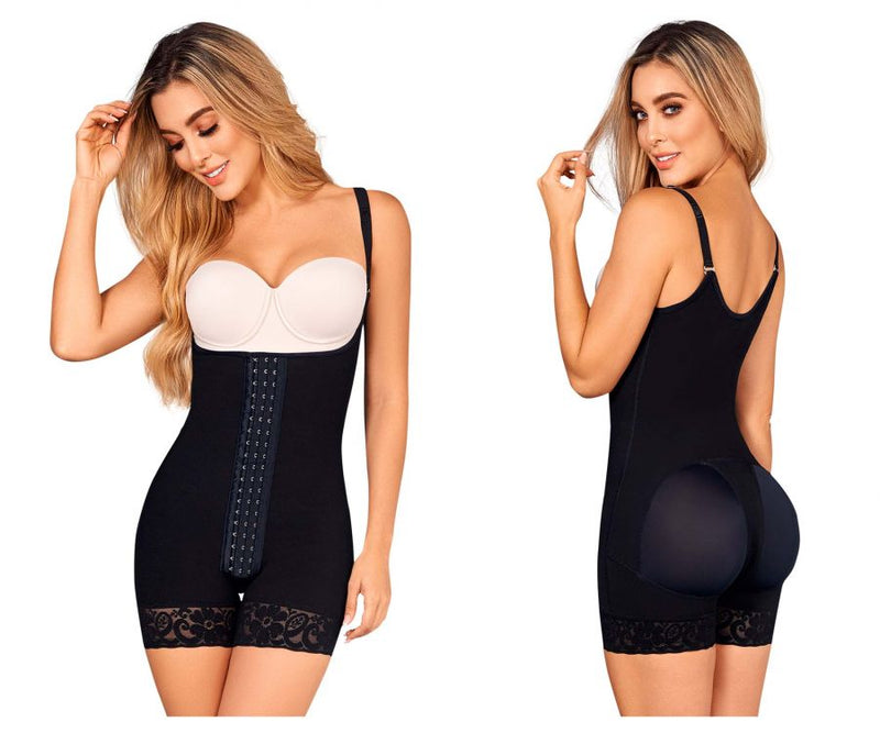 Butt Lifter Body Shaper with Open Bust and Front Zipper Closure by  TrueShapers®