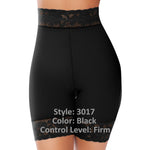 Moldeate 3017 High Waist Butt Lifter Short with Mid and Lower Control Color Black
