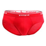 Papi 554101-999 3PK 1X1 Rib Low Rise Brief Color Black-Red-Turquoise
