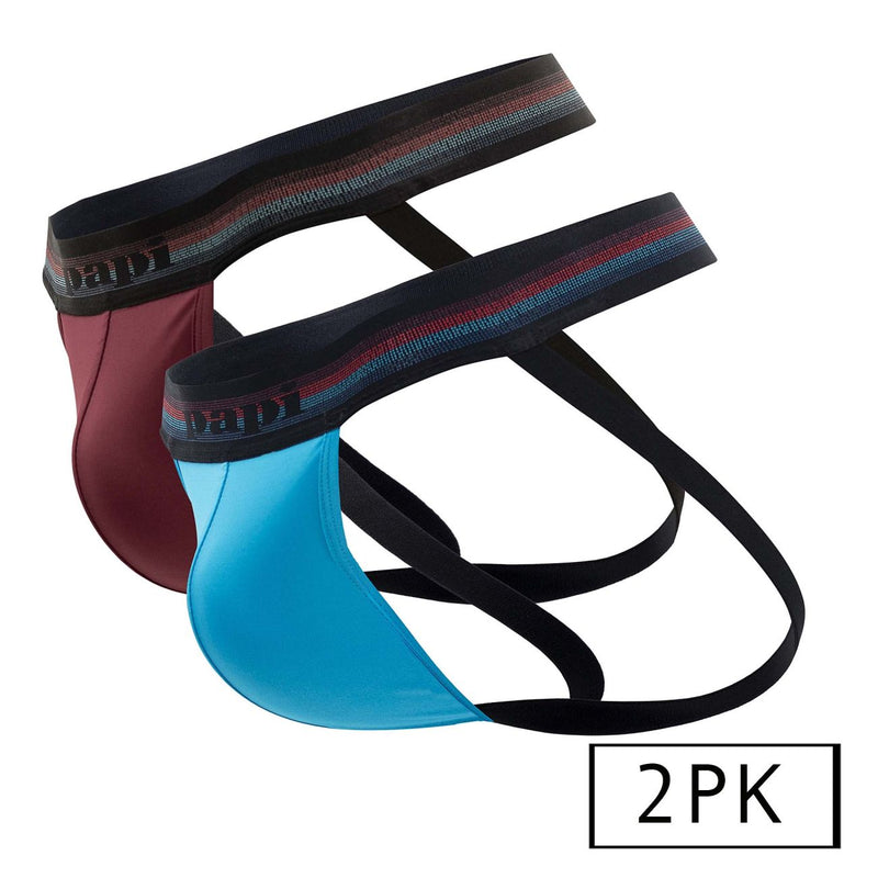 Papi UMPA108 2PK Microflex Performance Jockstrap Color Blue-Red