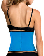 TrueShapers 1061 Latex free Workout Waist Training Cincher Color Turquoise