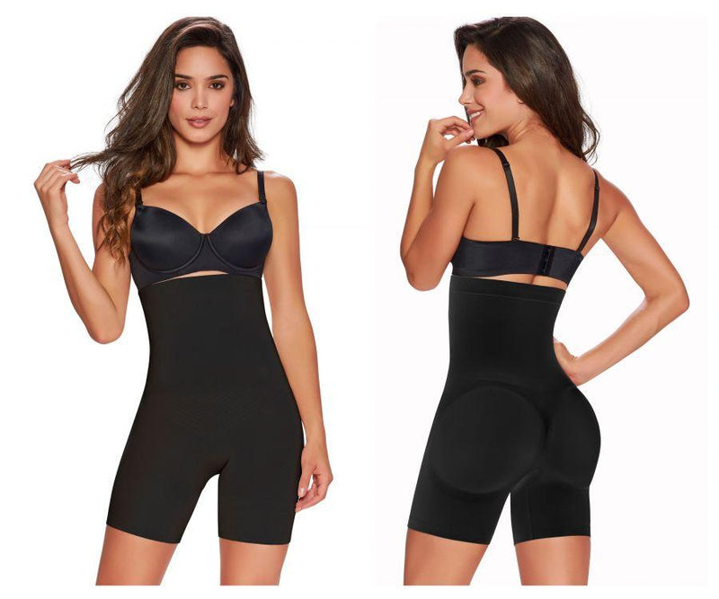 TrueShapers 1231 High - Waisted Mid - Cosgh Short Color Nero