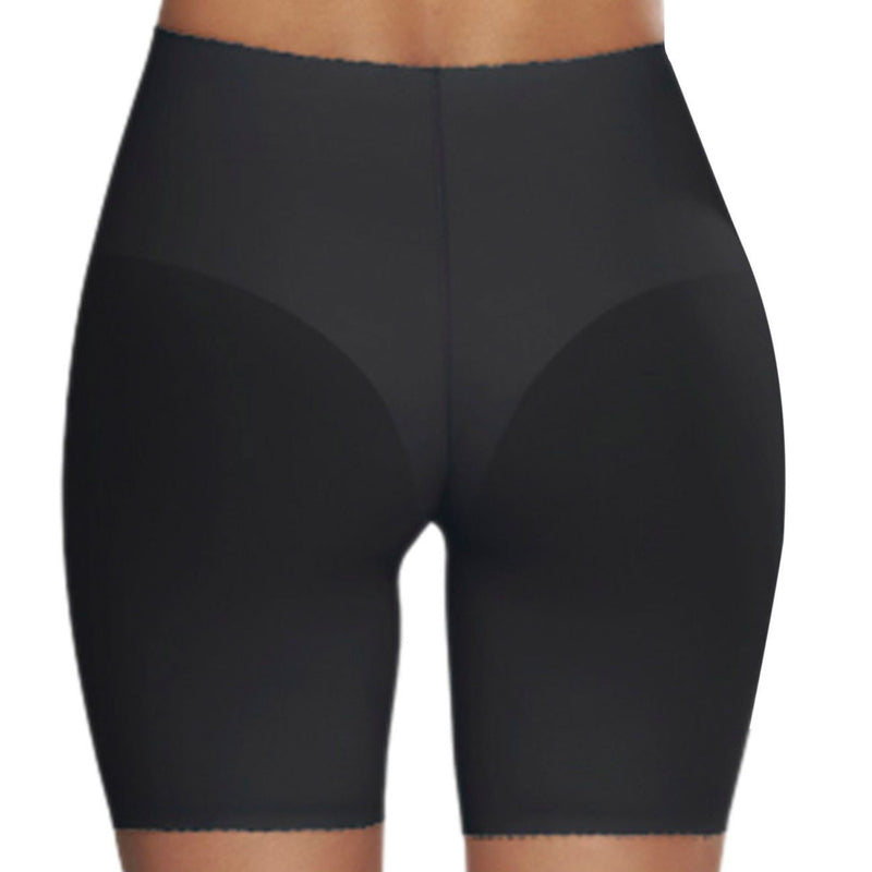 TrueShapers 1270 Mid-Thigh Invisible Control Support Short Color Black