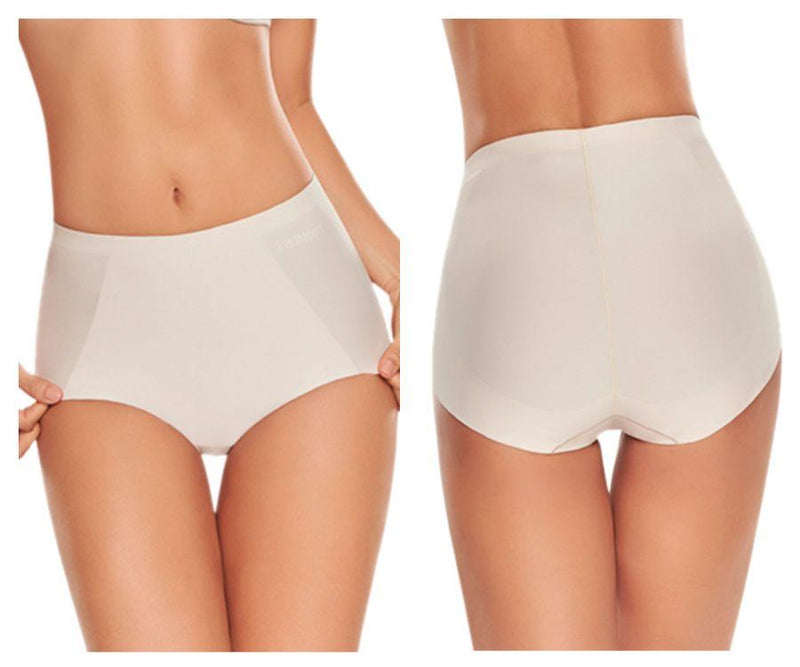 TrueShapers 1275 Mid-Waist Control Panty with Butt Lifter Benefits Color Beige