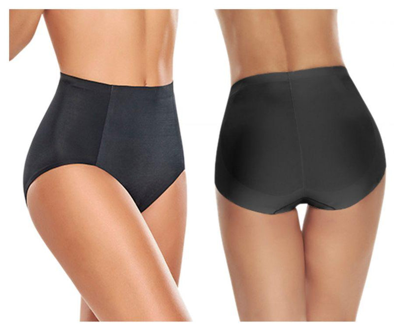 TrueShapers 1275 Mid-Waist Control Panty mit Butt Lifter Benefits Farbe Schwarz