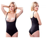 Vedette 107 Evonne Underbust Bodysuit in Bikini Color Black