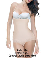 Vedette 134 Scarlett Strapless Shapewear Body w/ Lace Trim Color Nude