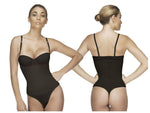 Vedette 211 Nadine strapless bodysuit in string kleur zwart
