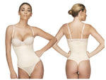 Vedette 211 Nadine strapless bodysuit in stringkleur nude