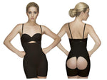 Vedette 504 Isabelle Straples Mid Thigh Body w/Buttock Enhancer Color Black