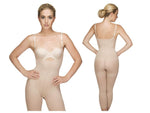 Vedette 707 Sophie Braless Bodysuit mit langem Bein Farbe Nude